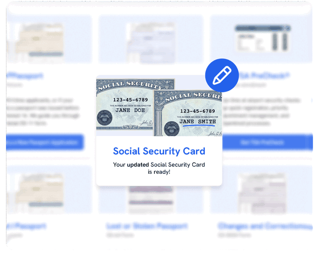 Social Security Card Name Change