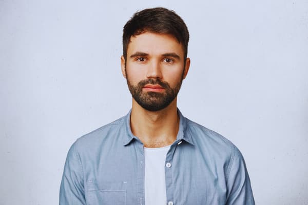 passport photo man