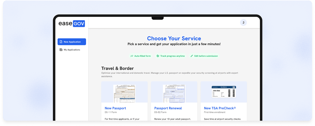 Start your application with EaseGov Start your application with EaseGov